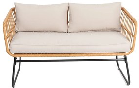 Градинска седалка от изкуствен ратан Vistdal - Bonami Essentials