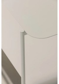 Кремава метална масичка за кафе 58x90 cm Beatrix – MOME