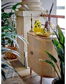 Кафява ръчно изработена керамична ваза Reina - Bloomingville