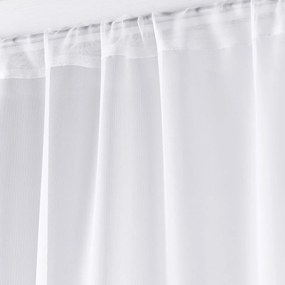 Бели завеси от микросатен в комплект 2 бр. 70x200 cm Voiline – douceur d'intérieur