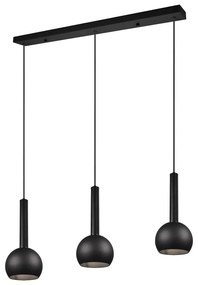 Черно висящо осветително тяло Ciliana – CINQUE