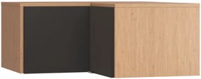 Гардероб Ъгъл Гардероб лофт Simple-Natural - Black