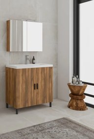 Комплект за баня Drop Roma 80-Кафяв