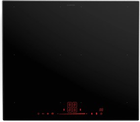 Klarstein Индукционен готварски плот NanoGlow, 4 котлона, гъвкави зони, усилвател, нанопокритие