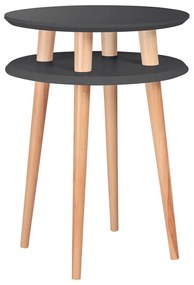 Графитно сива масичка за кафе UFO, Ø 45 cm - Ragaba