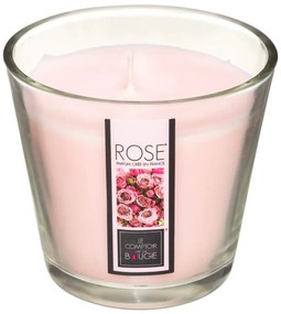 Ароматна свещ atmosphera Nina, Стъкло, 190 g - Rose