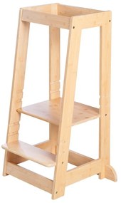 Бамбукова учебна кула в естествен цвят – Roba