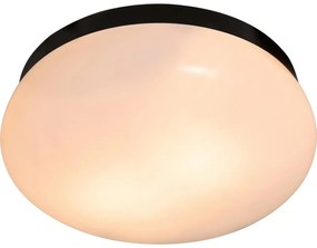 Nordlux - Плафон за баня FOAM 2xE27/55W/230V IP44 черен