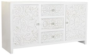 Бюфет DKD Home Decor Бял Дърво манго 142 x 41 x 77 cm