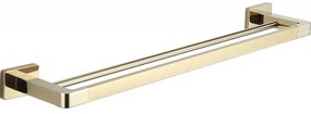 Mexen Asis двоен закачалка за кърпи, златен - 7017625-50