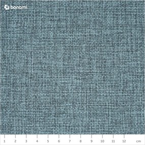 Светлосиньо диванче с тъмна дървена основа, смесена с танц в светлосиньо Splitback - Innovation