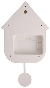 Бял стенен часовник , 21,5 x 41,5 cm Modern Cuckoo - Karlsson