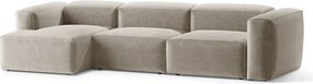 Бежов ъглов диван (ляв ъгъл) Bergamo – Cosmopolitan Design