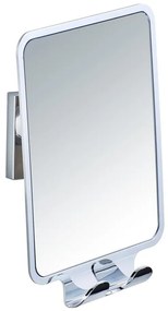 WENKO 22693100 - Козметично огледало VACUUM-LOC QUADRO ED 14x19,5 см лъскав хром