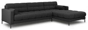 Тъмносив ъглов диван (десен ъгъл) Bali – Cosmopolitan Design