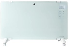 Nedis WIFIHTPL20FWT - Ел. директен нагревател/конвектор 2000W/230V Wi-Fi IP24 термостат