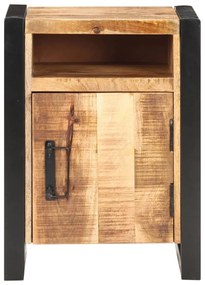 321567 vidaXL Нощно шкафче, 40x35x55 см, мангово дърво масив