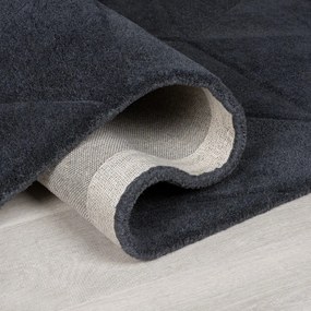Сив вълнен килим 170x120 cm Shard - Flair Rugs