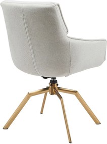 Стол Bueron Muz 2бр-Бяло-Злато