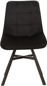 Кухненски стол Gina-черен (2) парчета