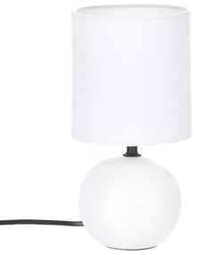 Нощна лампа atmosphera Timeo, 25 cm, Керамика - Бял мат