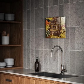 Картина върху стъкло 30x30 cm Pasta – Styler
