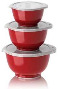 Червени купички в комплект от 3 бр. 750 ml Margrethe Mini – Rosti