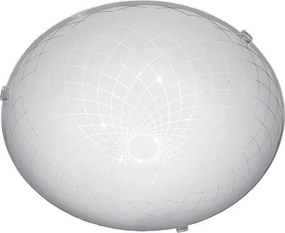 Плафониера БЮТИ LED, ø300, бял гланц, 24W, 4000K