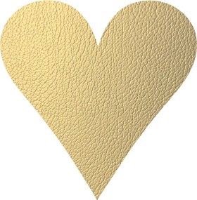 Подложка за хранене от еко кожа 30x30 cm Heart Hippo – LIND DNA