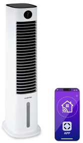Klarstein Skytower Grand Smart, охладител на въздуха, 80 W, 460 m³ / h, 8 литра, преносим