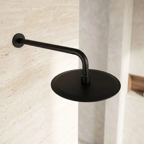 Кръгла душ глава REA JS-P014B 25cm Black