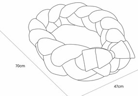 Розово гнездо за бебе 47x70 cm – Meowbaby