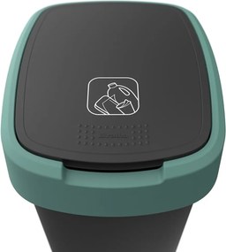 Кошче за отпадъци от рециклирана пластмаса 50 L Twist - Rotho