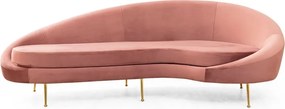 Светлорозов диван 255 cm Eses – Artie