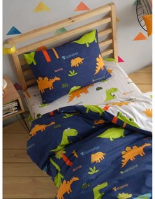 Синьо единично детско спално бельо 140x200 cm Dinolar – Mijolnir