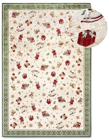 Зелен килим с коледен мотив със смес от памук 160x230 cm Toy's Delight Green Christmas – Villeroy&Boch