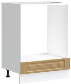 854006 vidaXL Шкаф за фурна, Porto, дъб артизан, инженерно дърво