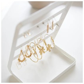 Бяла стойка за бижута Клон Tower - YAMAZAKI