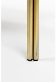 Черно-златиста метална библиотека 80x89x35 cm Liah – White Label