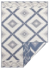 Синьо-кремав килим на открито , 170 x 120 cm Malibu - NORTHRUGS