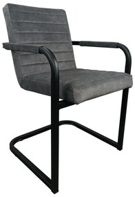 Сив трапезен стол BART