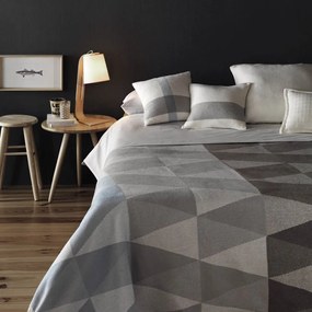 Розово-сиво одеяло със съдържание на памук , 140 x 180 cm Pisa - Euromant