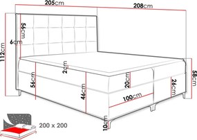 Тапицирано легло Snake-Kafe-200 x 200