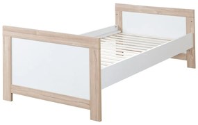 Детско креватче в бял и естествен цвят 70x140 cm Malo – Roba
