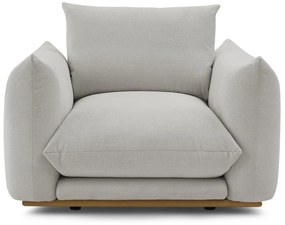 Светлосиво кресло Ernest – Bobochic Paris