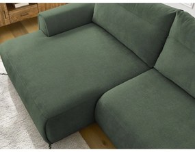 Тъмнозелен ъглов диван Aden – Bobochic Paris