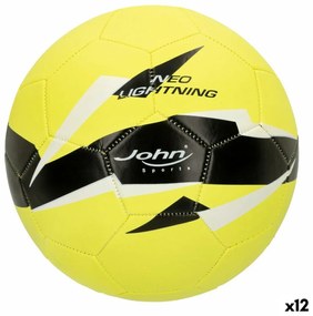 Футболна Топка John Sports World Star 5 Ø 22 cm Изкуствена кожа (12 броя)