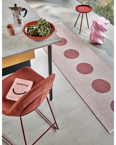 Светлочервен килим за открито и закрито 70x120 cm Vera Pop Blush – Pappelina