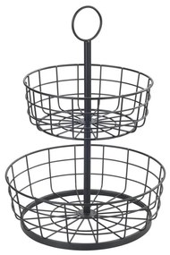 WENKO 88740800 - Черна кошница LOFT 28x39 см