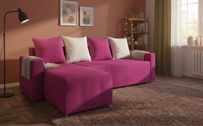 Ъгъл диван Odette-Pink